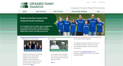 Desktop Screenshot of genuardifamilyfoundation.org
